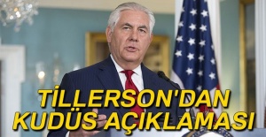 Tillerson'dan, Kudüs açıklaması