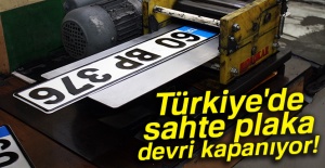 Türkiye'de sahte plaka devri kapanıyor