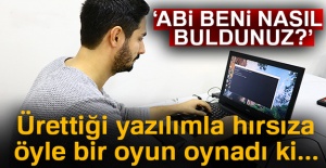 Ürettiği yazılımla telefonunu çalan hırsızı yakalattı