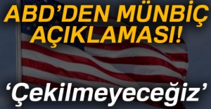 ABD'den Münbiç Açıklaması!