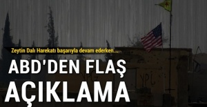 ABD'den Flaş Açıklama!