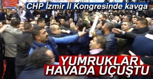 CHP İzmir İl Kongresi'nde kavga
