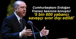 Cumhurbaşkanı Erdoğan Fransız basınına konuştu