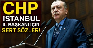 Cumhurbaşkanı Erdoğan'dan CHP İstanbul İl Başkanı için sert sözler!