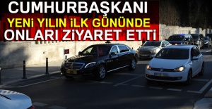 Cumhurbaşkanı Erdoğan, yeni yılın ilk gününde onları ziyaret etti!