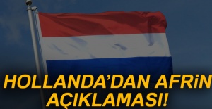 Hollanda'dan önemli YPG ve Afrin açıklaması