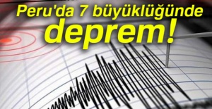 Peru'da deprem