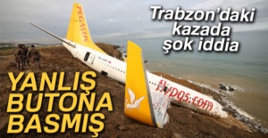 Pilot yanlış butona bastı