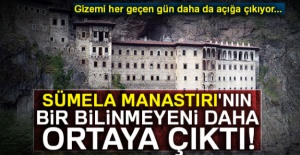 Sümela Manastırı'nın bir bilinmeyeni daha ortaya çıktı