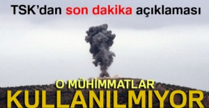TSK'dan kimyasal silah açıklaması