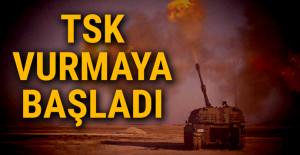 TSK, Afrin'deki terör hedeflerini vurdu