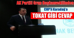 AK Partili Başdaş’tan CHP’li Karadağ’a tokat gibi cevap