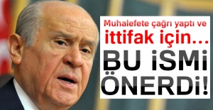 Bahçeli'den CHP'ye isim önerisi!