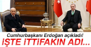 Cumhurbaşkanı Erdoğan: 'Mutabık kaldığımız Cumhur ittifakı'