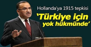 Hükümetten Hollanda'ya 1915 tepkisi