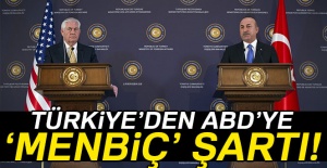 Türkiye'den ABD'ye 'Menbiç' şartı!