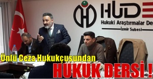 Ünlü Ceza Hukukçusundan Hukuk dersi!