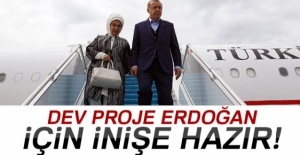 Yeni havalimanı Cumhurbaşkanı Erdoğan'ın inişi için hazır