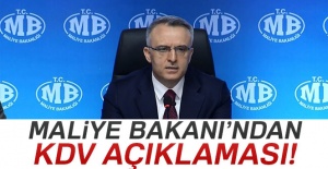 Bakandan flaş KDV açıklaması