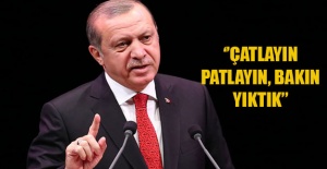 Cumhurbaşkanı Erdoğan'dan sert sözler