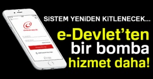 e-Devlet'ten bir uygulama daha