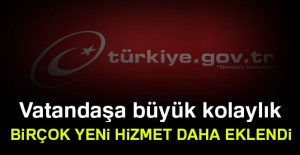 E-Devlete bir çok yeni uygulama daha eklendi. İşte eklenen yeni hizmetler
