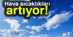 Hava sıcaklıkları artıyor