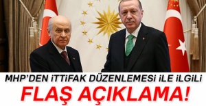 MHP'den ittifak düzenlemesi ile ilgili flaş açıklama!