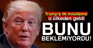 Trump’a ilk misilleme o ülkeden geldi