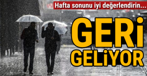 Ülke genelinde hafta sonu sıcaklık durumu