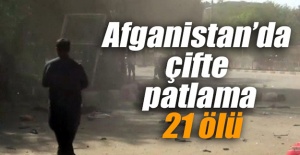 Afganistan'da çifte patlama