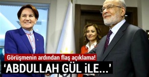 Akşener - Karamollaoğlu görüşmesi ardından ilk açıklama