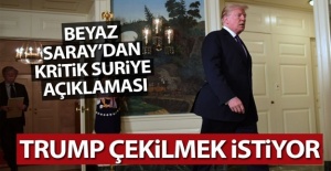 Beyaz Saray'dan kritik Suriye açıklaması