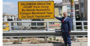 Doğan'dan Büyükşehir'e 'üst geçit' tepkisi