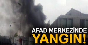 İstanbul AFAD merkezinde yangın