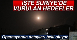 İşte ABD Bombardımanında Suriye'de Vurulan Hedefler