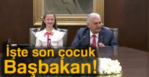 İşte son çocuk Başbakan