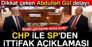 Kritik görüşme sona erdi! CHP ile SP'den ittifak açıklaması