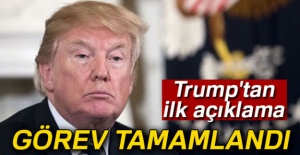 Trump'tan Suriye açıklaması