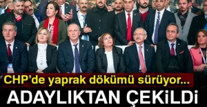 CHP'de yaprak dökümü sürüyor! Adaylıktan çekildi