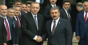 Cumhurbaşkanı Erdoğan'dan BBP'ye ziyaret
