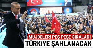 Cumhurbaşkanı Erdoğan müjdeleri sıraladı