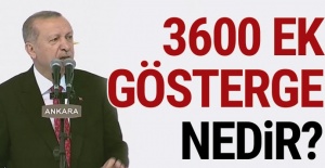 Erdoğan'ın açıkladığı 3600 ek gösterge nedir?