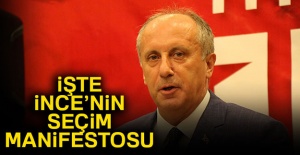 İşte Muharrem İnce'nin seçim manifestosu