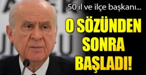 MHP'de 50 il ve ilçe başkanı aday adayı oldu