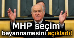 MHP seçim beyannamesini açıkladı!