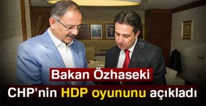Bakan Özhaseki, CHP'nin HDP oyununu açıkladı