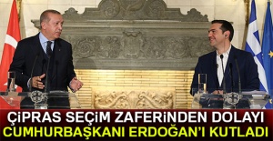 Çipras’dan Cumhurbaşkanı Erdoğan’a tebrik