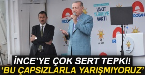 Cumhurbaşkanı Erdoğan'dan İnce'ye çok sert tepki