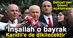 MHP Lideri Bahçeli: 'İnşallah o bayrak Kandil'e de dikilecektir'